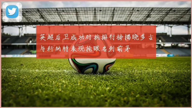 英超后卫成功对抗排行榜揭晓多古与科纳特表现抢眼名列前茅