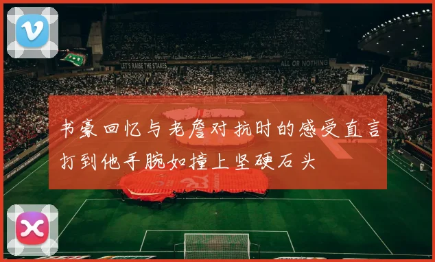 书豪回忆与老詹对抗时的感受直言打到他手腕如撞上坚硬石头